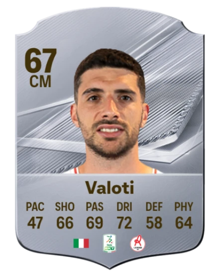 Valoti 67 Silver CM FC 27 card