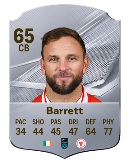 Barrett 65 Common CB FC 26 card