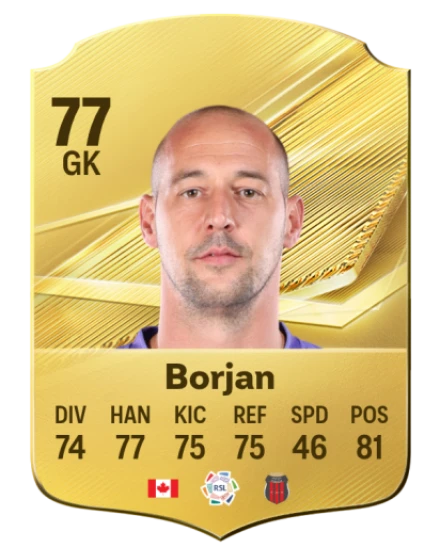 Borjan 77 Common GK FC 26 card
