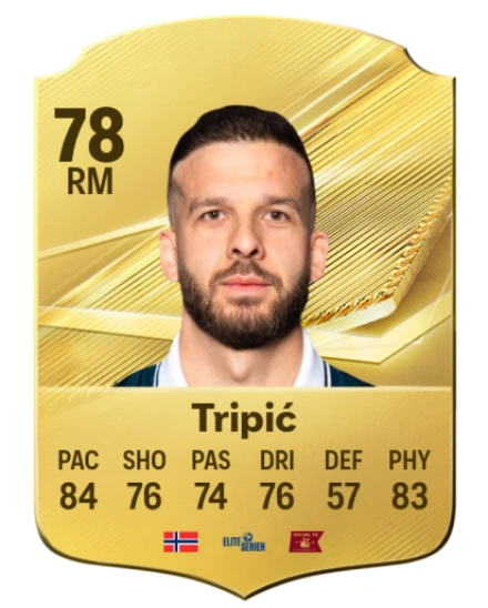 Tripić 78 Common RM FC 26 card