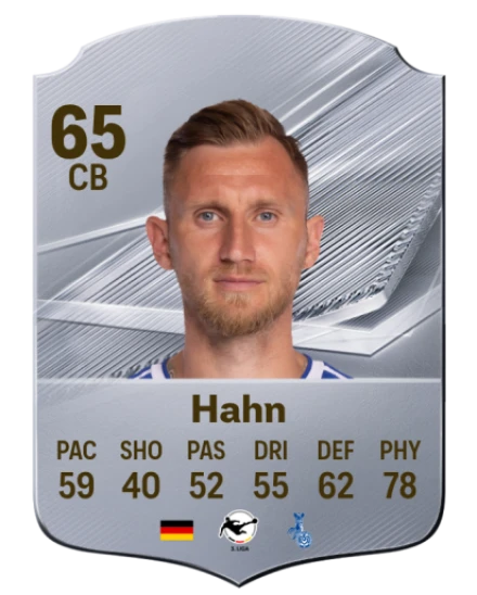 Hahn 65 Rare CB FC 26 card