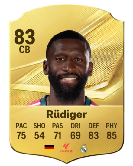 Rüdiger 83 Common CB FC 26 card