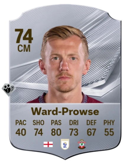 Ward-Prowse 74 Rare CM FC 26 card