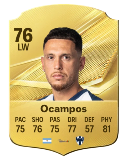 Ocampos 76 Common LW FC 26 card