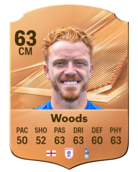 Woods 63 Common CM FC 26 card