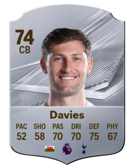 Davies 74 Common CB FC 26 card
