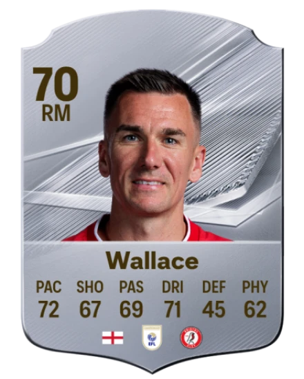 Wallace 70 Silver RM FC 27 card