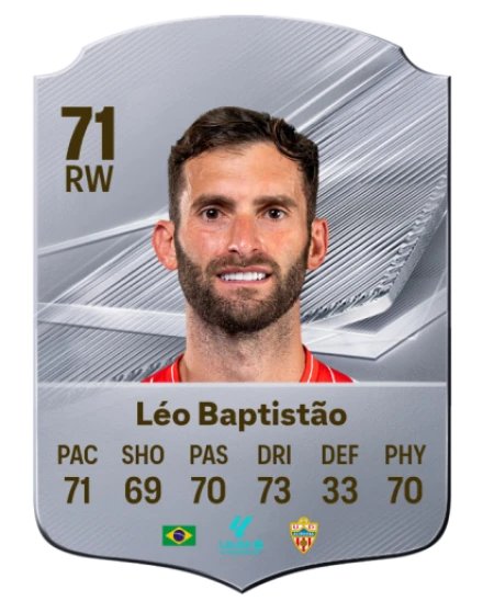 Léo Baptistão 71 Silver RW FC 27 card