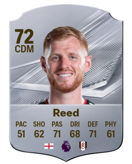 Reed 72 Silver CDM FC 27 card