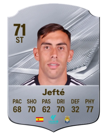 Jefté 71 Silver ST FC 27 card