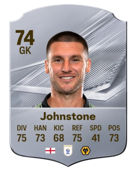 Johnstone 74 Rare GK FC 26 card