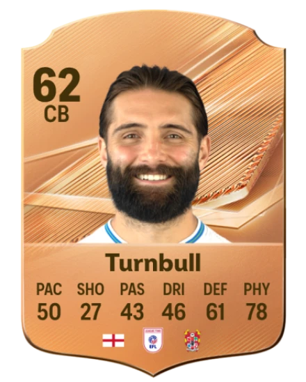 Turnbull 62 Common CB FC 26 card