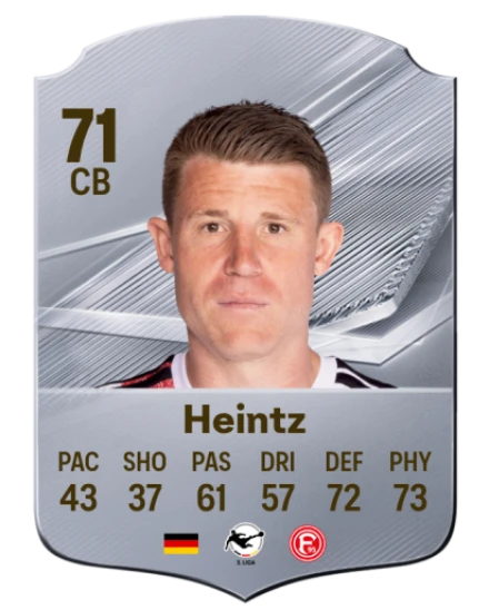 Heintz 71 Common CB FC 26 card