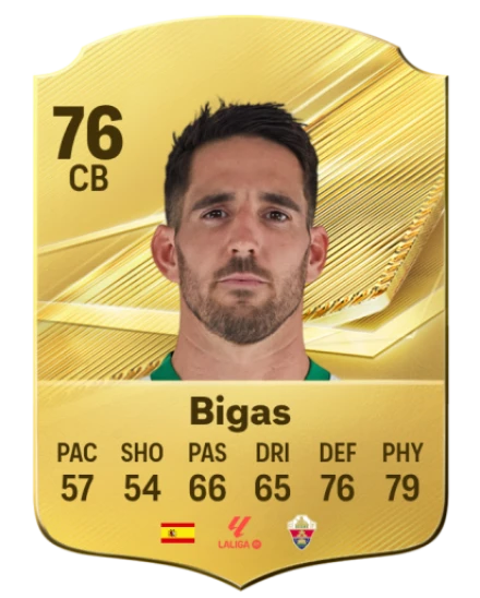 Bigas 76 Common CB FC 26 card