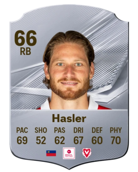 Hasler 66 Common RB FC 26 card