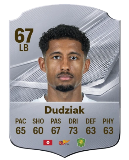 Dudziak 67 Common LB FC 26 card