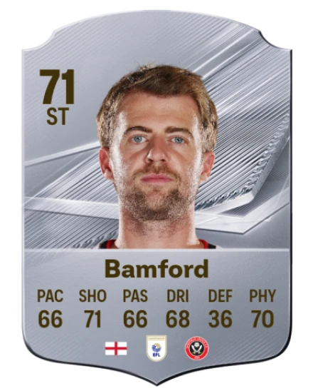 Bamford 71 Common ST FC 26 card