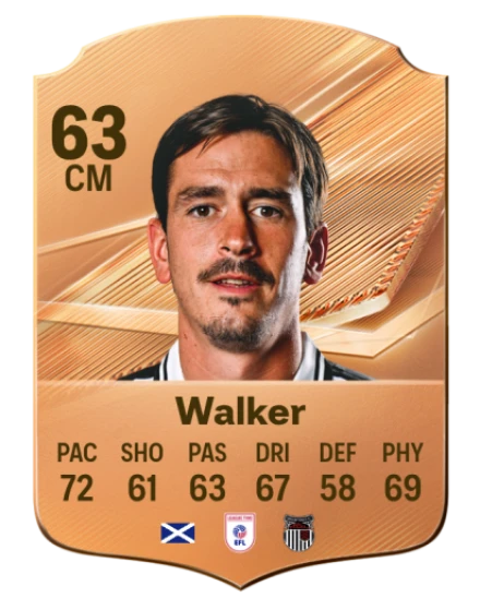 Walker 63 Common CM FC 26 card