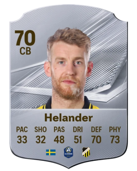 Helander 70 Common CB FC 26 card