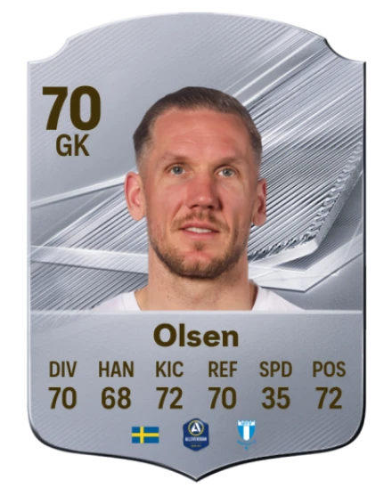 Olsen 70 Common GK FC 26 card