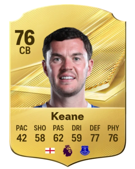 Keane 76 Common CB FC 26 card