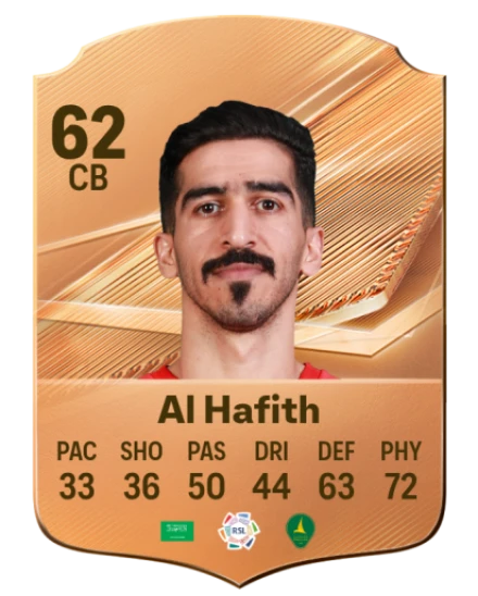 Al Hafith 62 Bronze CB FC 27 card