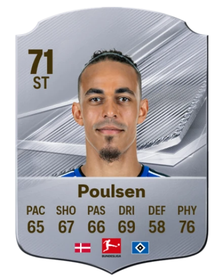 Poulsen 71 Silver ST FC 27 card