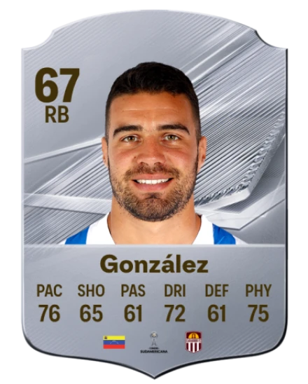 González 67 Common RB FC 26 card