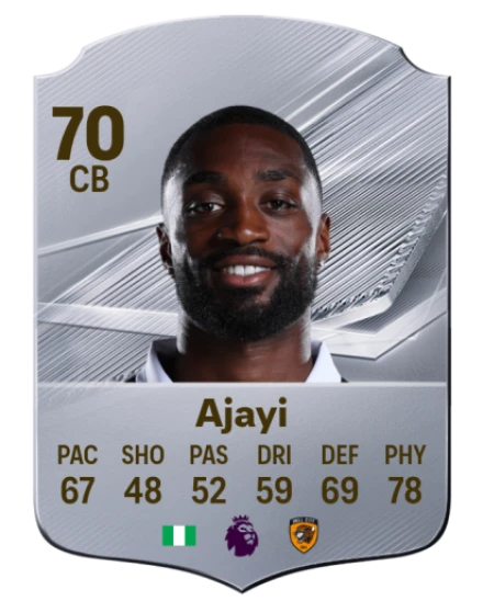 Ajayi 70 Silver CB FC 27 card