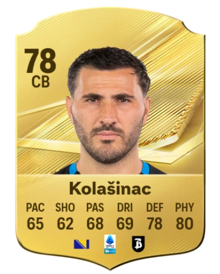 Kolašinac 78 Common CB FC 26 card