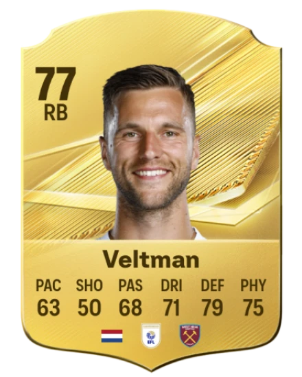 Veltman 77 Common RB FC 26 card