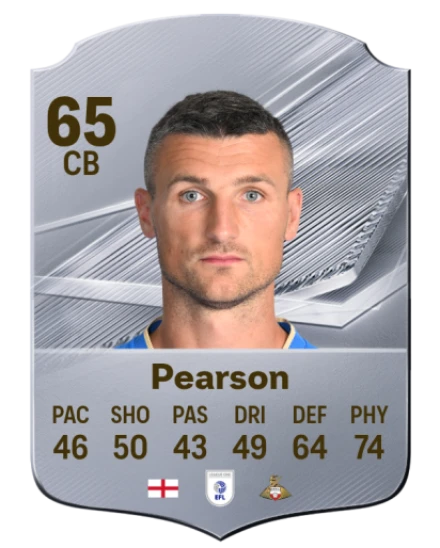 Pearson 65 Common CB FC 26 card