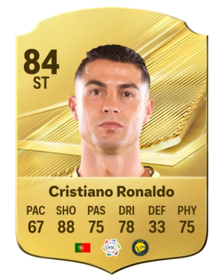 Cristiano Ronaldo 84 Common ST FC 26 card