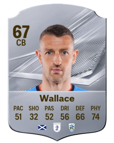 Wallace 67 Silver CB FC 27 card