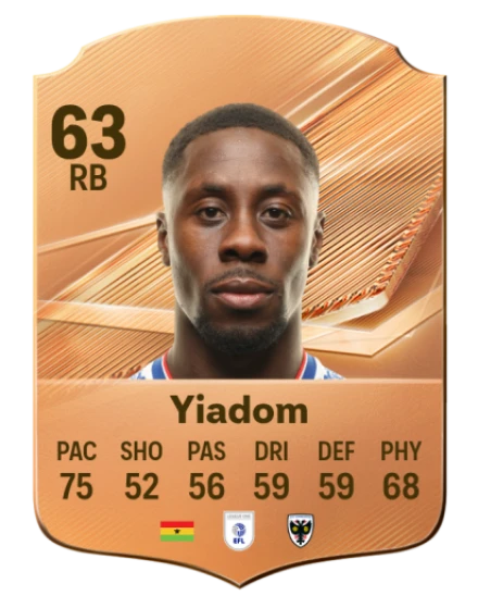 Yiadom 63 Common RB FC 26 card