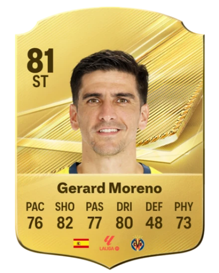 Gerard Moreno 81 Common ST FC 26 card