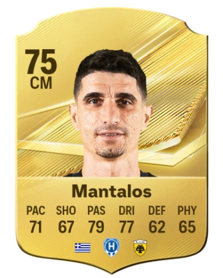 Mantalos 75 Gold CM FC 27 card