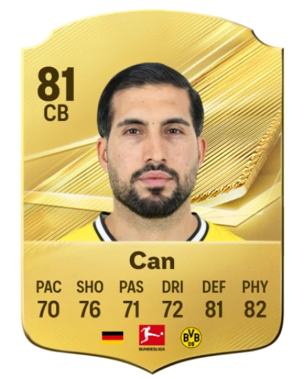 Can 81 Gold CB FC 27 card