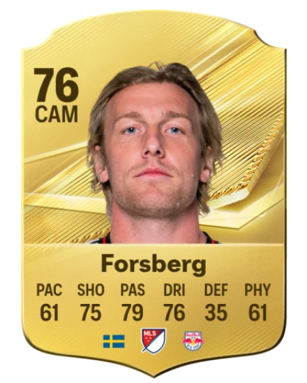 Forsberg 76 Common CAM FC 26 card