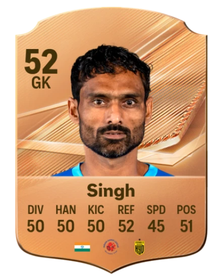 Singh 52 Common GK FC 26 card