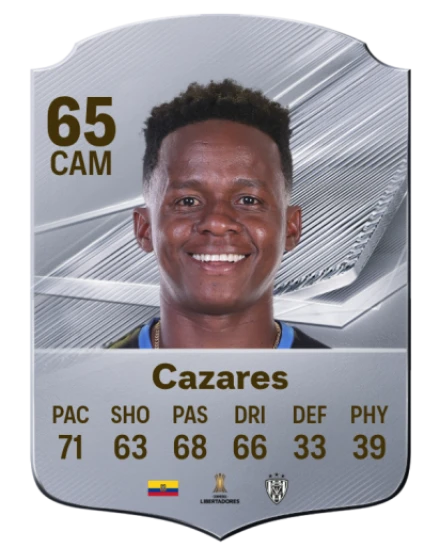 Cazares 65 Silver CAM FC 27 card