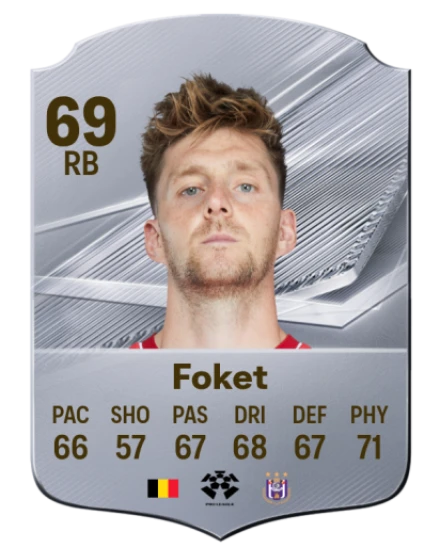 Foket 69 Silver RB FC 27 card