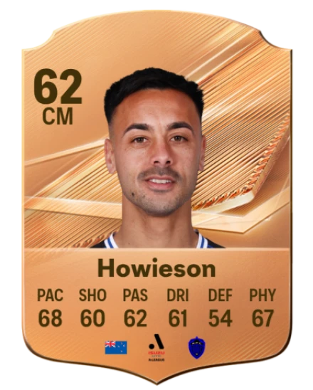 Howieson 62 Bronze CM FC 27 card