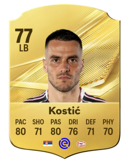 Kostić 77 Common LB FC 26 card