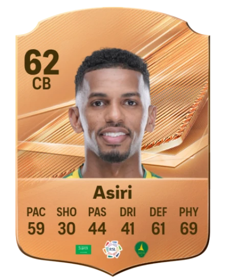 Asiri 62 Bronze CB FC 27 card