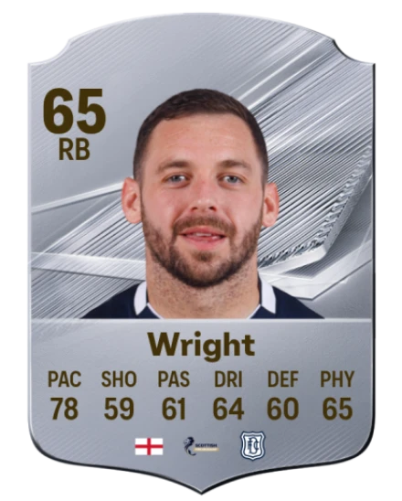 Wright 65 Common RB FC 26 card