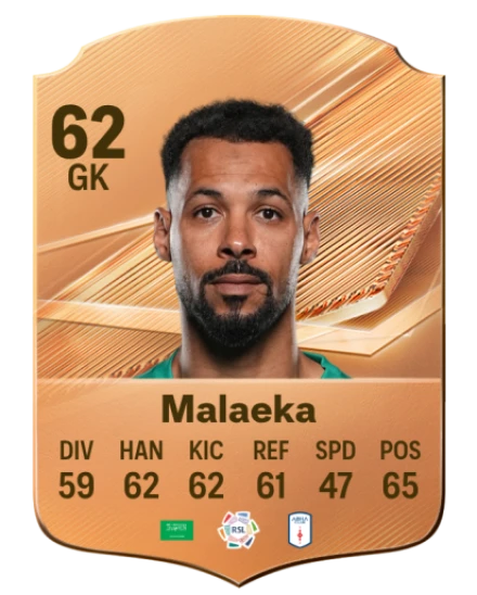 Malaeka 62 Bronze GK FC 27 card