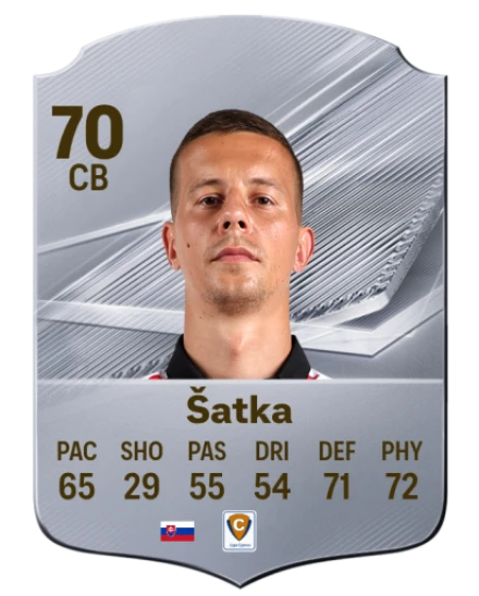 Šatka 70 Common CB FC 26 card