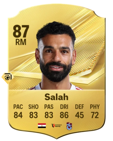 Salah 87 Common RM FC 26 card
