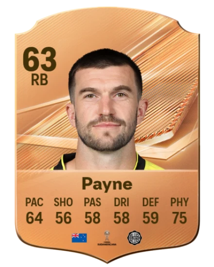 Payne 63 Bronze RB FC 27 card
